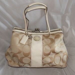 Tan Coach Purse